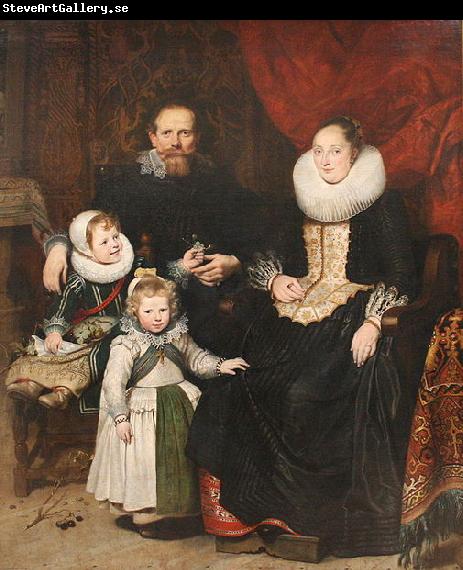 Cornelis de Vos Zelfportret van de kunstenaar en zijn familie